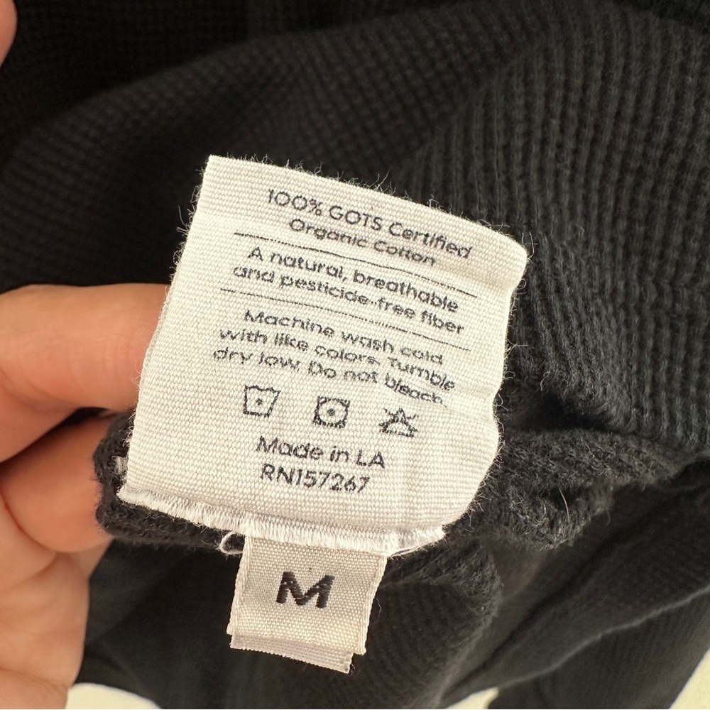 MATE the Label Black Thermal Long Sleeve Shirt - Picture 6 of 8